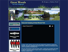 Tablet Screenshot of greatwoodspark.com